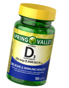 Spring Valley Vitamin D3 Softgels